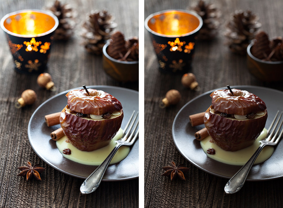 Food-Fotografie Aufnahmen mit unterschiedlicher Belichtung