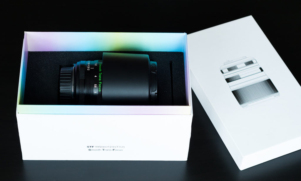 Verpackung Laowa 105 mm f/2 STF